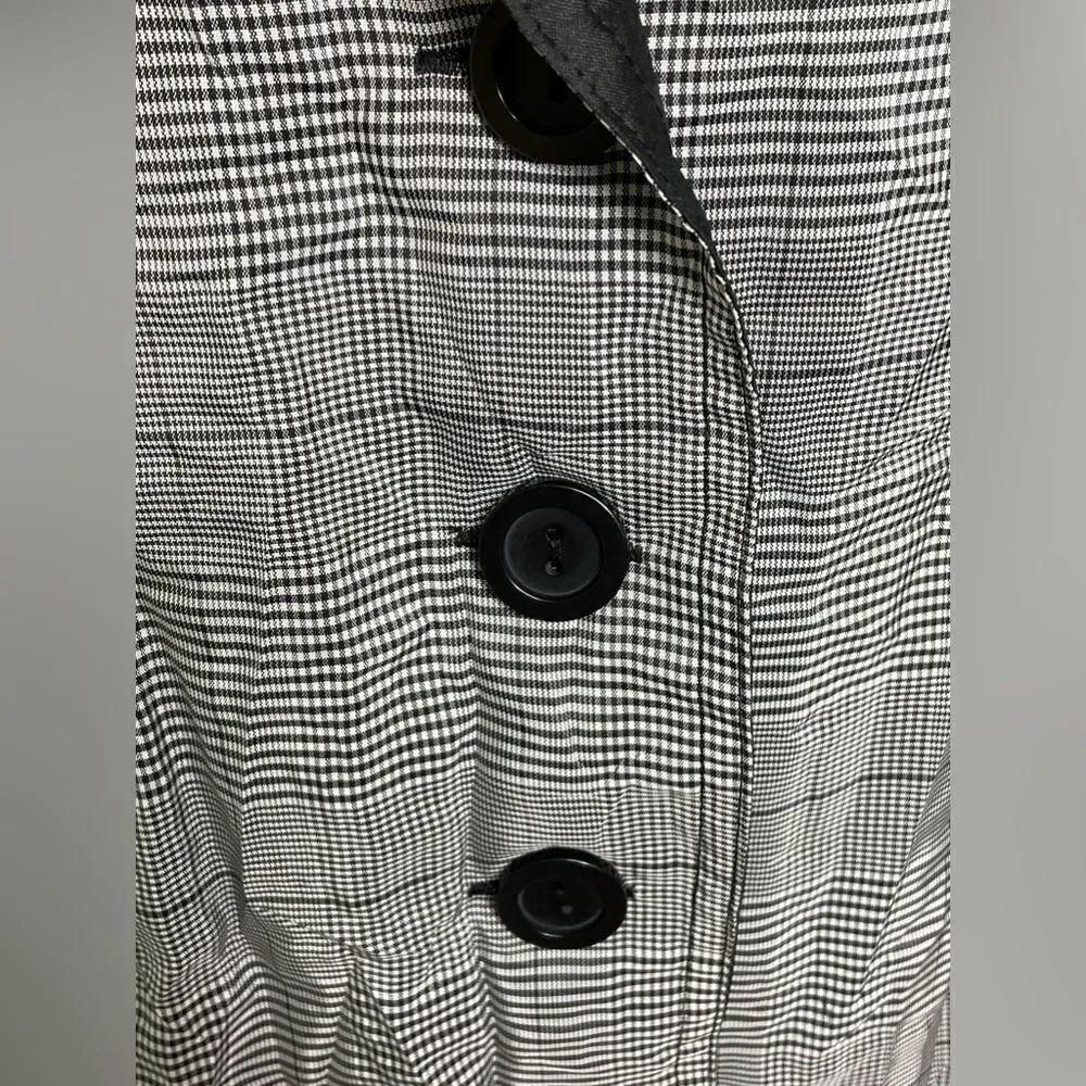 Beluva San Francisco Reversible Jacket Black & Plaid L